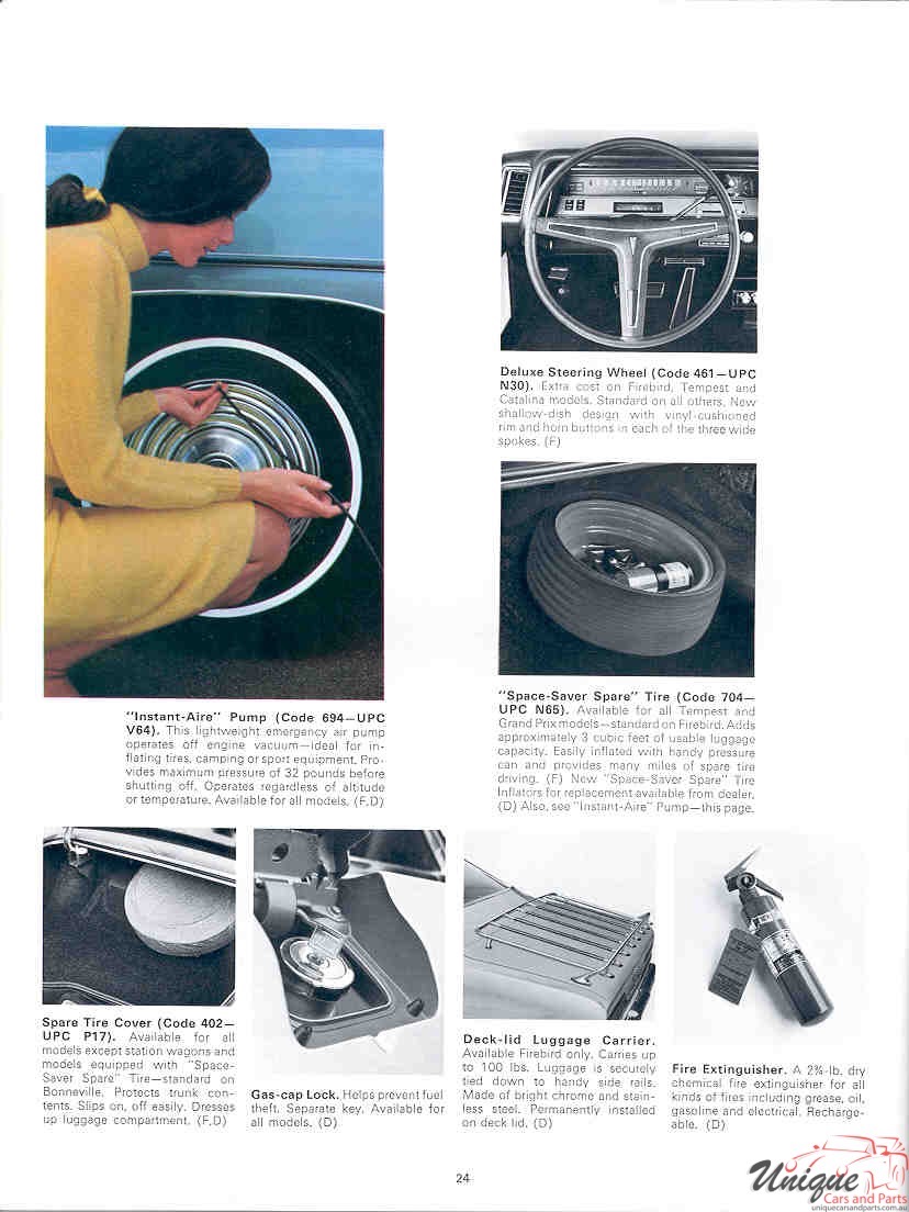 1969 Pontiac Accessories Brochure Page 20